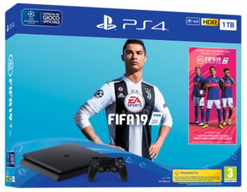 SONY Console Sony PS4 1 TB + FIFA 19 bundle